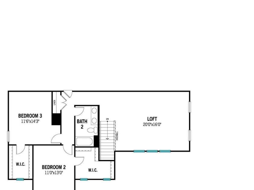 2517 Mabel Lane, Monroe, NC 28110.  MLS# CAR4257925, YatesRealty ID 12360. Proposed Layout.  Structural options may be added/changed for additional cost.