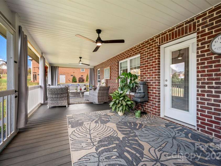 128 Augusta Drive, Spindale, NC 28160.  MLS# CAR4197063, YatesRealty ID 12375. Screen Porch