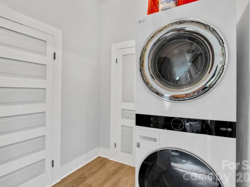 305 Ficker Circle, Hendersonville, NC 28739.  MLS# CAR4240043, YatesRealty ID 12380. Laundry No. 2: Main-level across from kitchen (stack units do not convey)