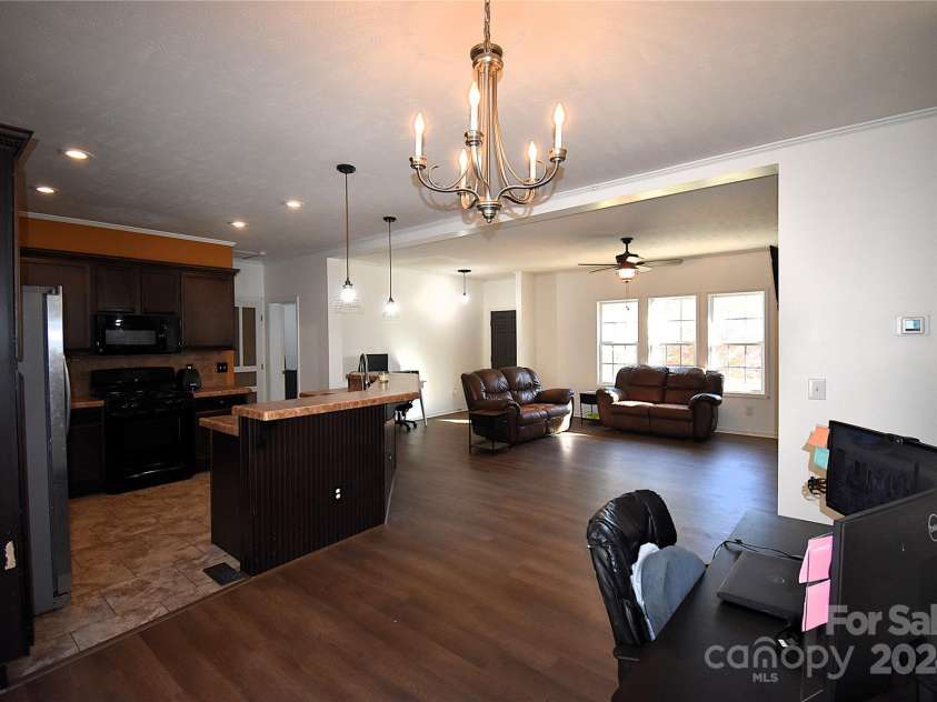 549 Freeman Creek Road, Zirconia, NC 28790.  MLS# CAR4203056, YatesRealty ID 12382. Dining room