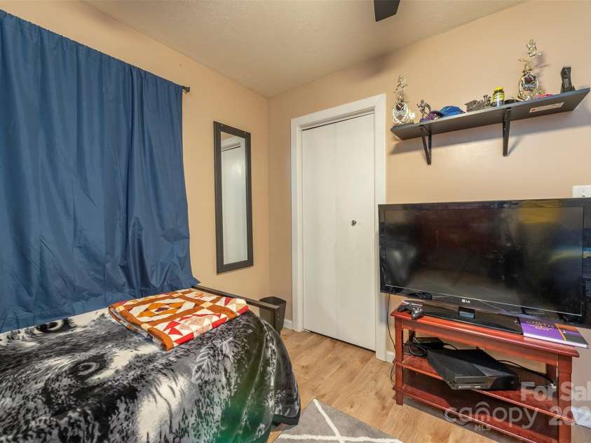 842 Mountain View Church Road, Zirconia, NC 28790.  MLS# CAR4205942, YatesRealty ID 12383. Second Bedroom