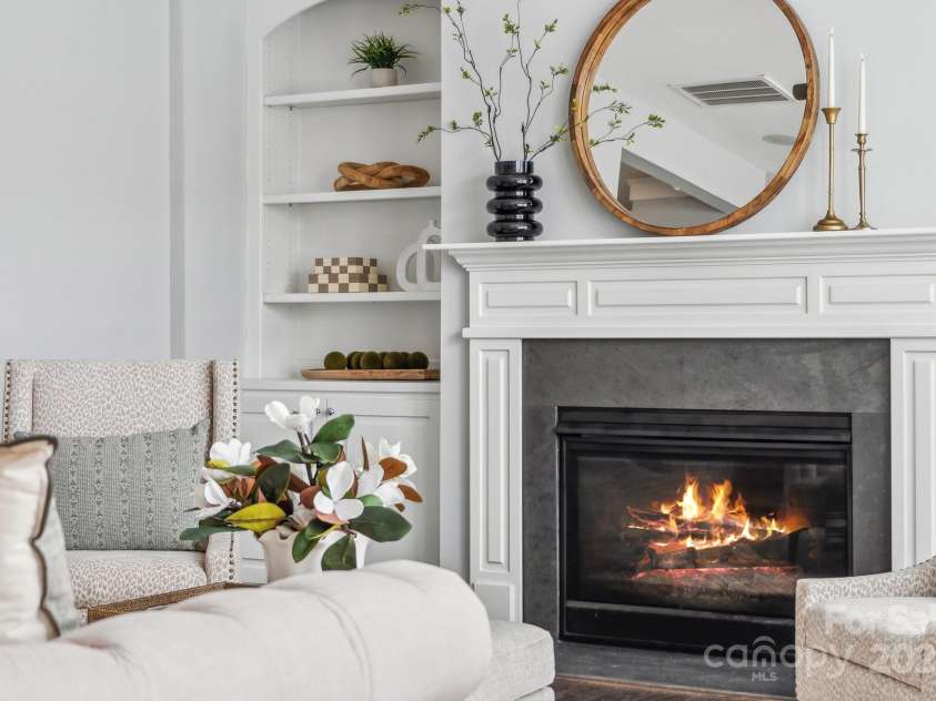 2311 Lochview Street, Pineville, NC 28134.  MLS# CAR4246576, YatesRealty ID 12385. Fireplace