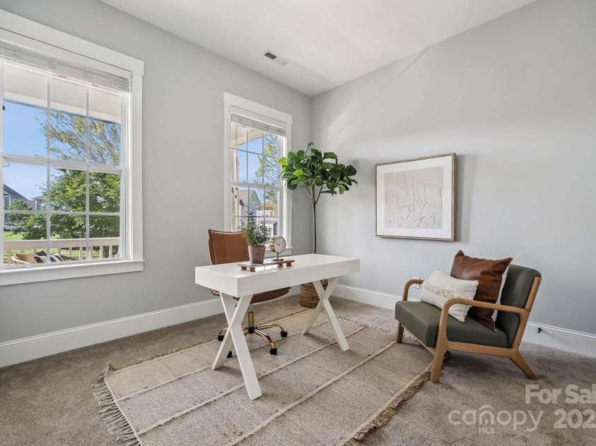 2311 Lochview Street, Pineville, NC 28134.  MLS# CAR4246576, YatesRealty ID 12385. Main Level Office