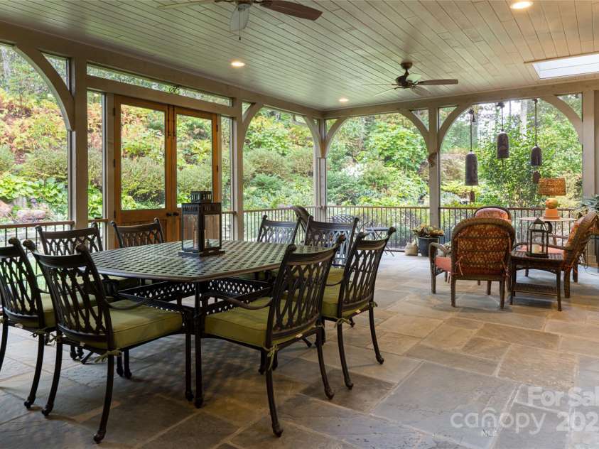 53 Cedar Hill Drive, Asheville, NC 28803.  MLS# CAR4301741, YatesRealty ID 124. Screened in Terrace