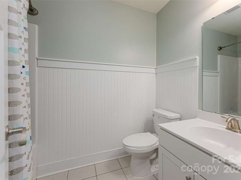 316 Wild Ginger Court, Weaverville, NC 28787.  MLS# CAR4245855, YatesRealty ID 12406. Guest bath on second level