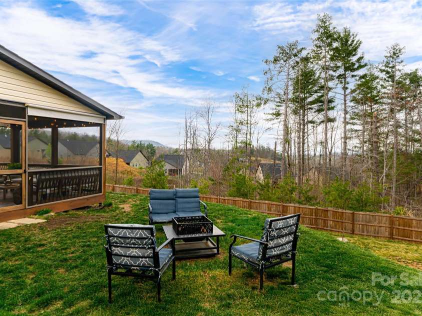 316 Wild Ginger Court, Weaverville, NC 28787.  MLS# CAR4245855, YatesRealty ID 12406. Large backyard