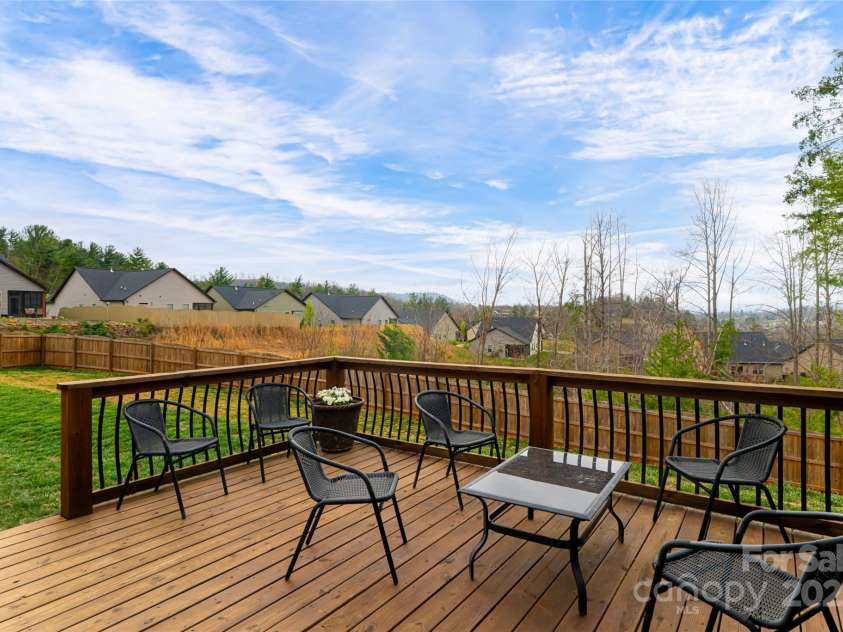 316 Wild Ginger Court, Weaverville, NC 28787.  MLS# CAR4245855, YatesRealty ID 12406. Mountain Views off the back deck