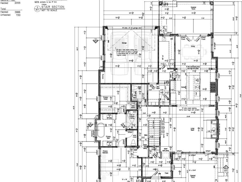 4004 Nettie Court, Charlotte, NC 28211.  MLS# CAR4224277, YatesRealty ID 12408. First Level Floorplan