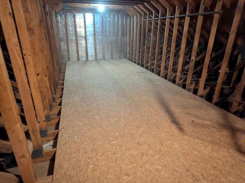 1061 Fairway Drive, Kannapolis, NC 28081.  MLS# CAR4319984, YatesRealty ID 12410. Attic storage area 