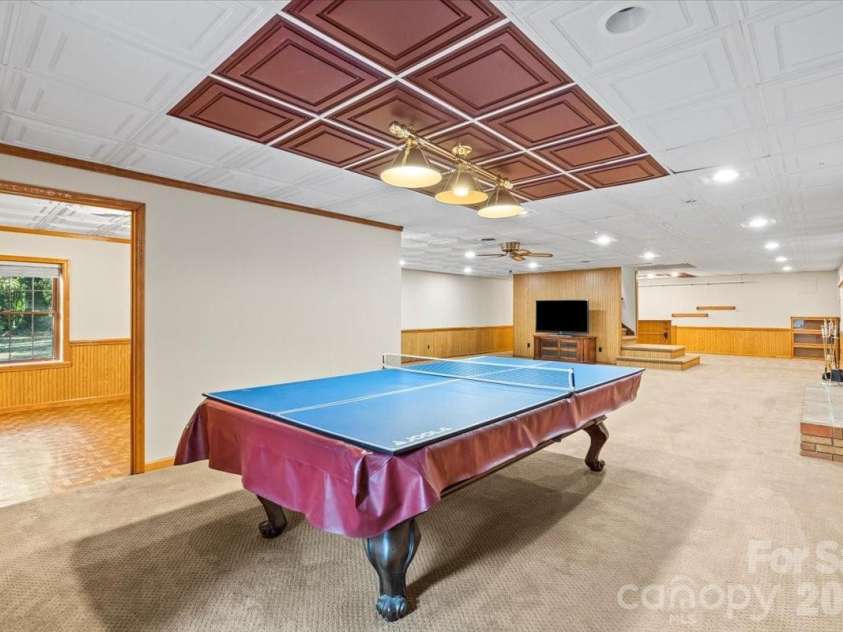 1061 Fairway Drive, Kannapolis, NC 28081.  MLS# CAR4319984, YatesRealty ID 12410. Pool Table in Basement