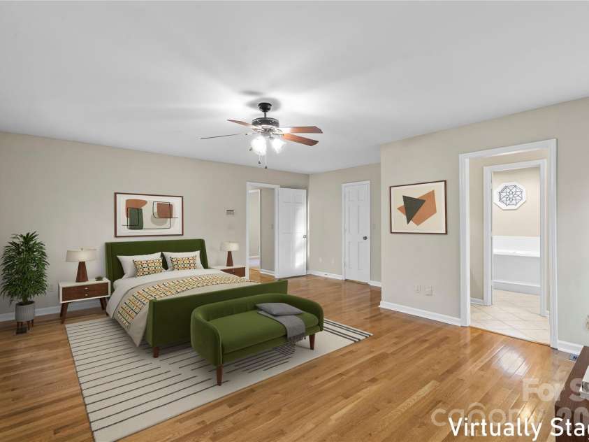 1061 Fairway Drive, Kannapolis, NC 28081.  MLS# CAR4319984, YatesRealty ID 12410. Primary bedroom