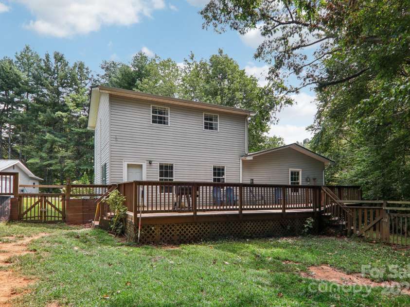 105 Big Bear Drive, Pisgah Forest, NC 28768.  MLS# CAR4192035, YatesRealty ID 12415. Spacious fenced in back yard