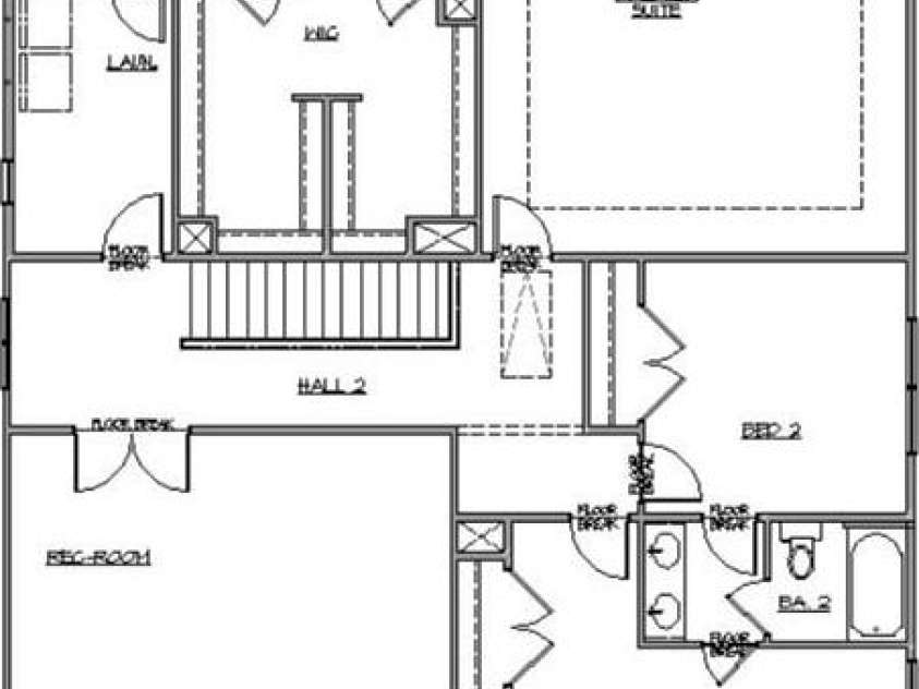 2046 Sabra Street, Gastonia, NC 28054.  MLS# CAR4257954, YatesRealty ID 12427. 2nd Floor Floorplan