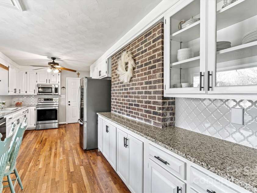 1140 Knollwood Drive, Claremont, NC 28610.  MLS# CAR4237158, YatesRealty ID 12447. Dining/Kitchen View