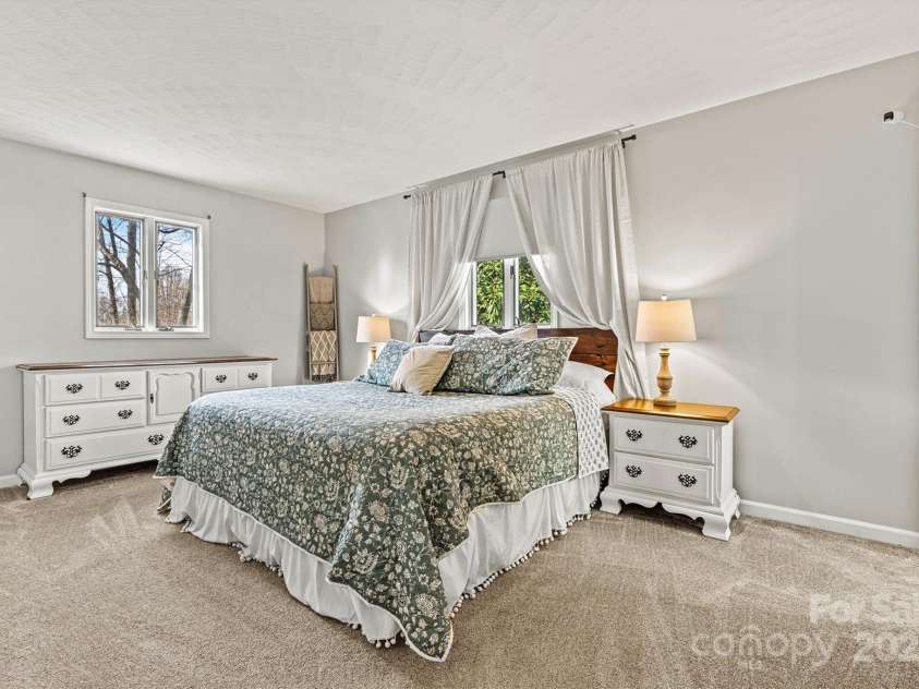 1140 Knollwood Drive, Claremont, NC 28610.  MLS# CAR4237158, YatesRealty ID 12447. Primary Bedroom/Window View