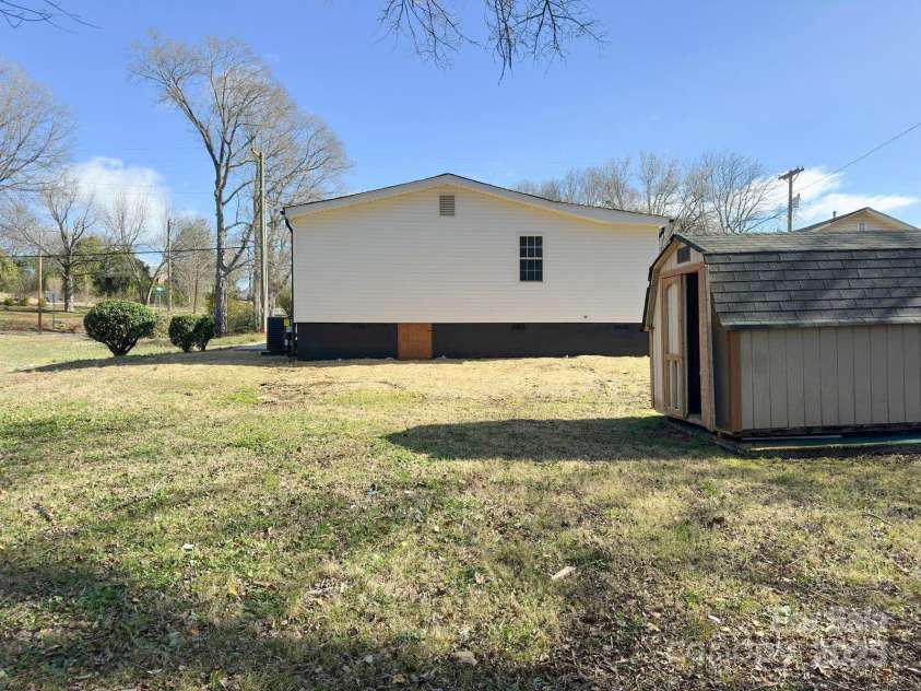 226 Malvern Drive, Concord, NC 28025.  MLS# CAR4226316, YatesRealty ID 12448. Exterior Shed