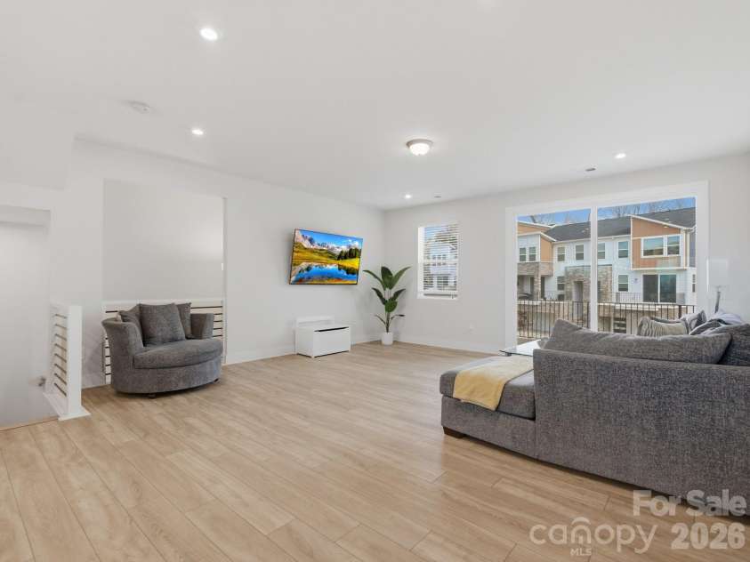 3309 Treble Court, Charlotte, NC 28262.  MLS# CAR4355630, YatesRealty ID 12451. Open living room