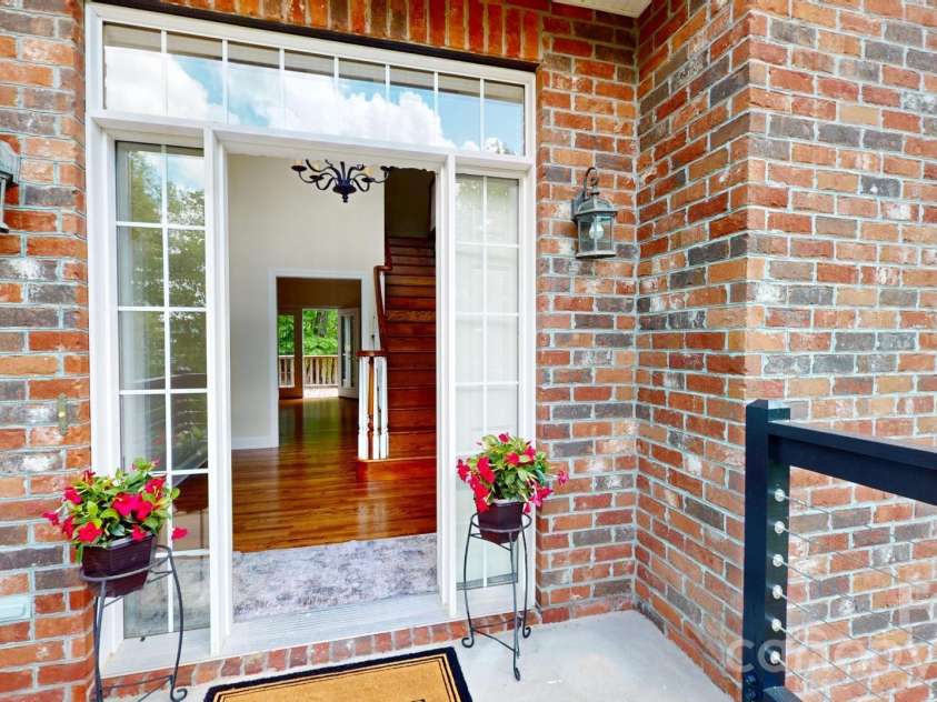 1064 Skye Drive, Pisgah Forest, NC 28768.  MLS# CAR4370821, YatesRealty ID 12470. Inviting front entrance.