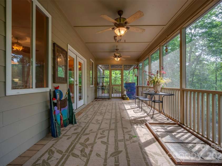 768 White Oak Lane, Tryon, NC 28782.  MLS# CAR4304996, YatesRealty ID 12472. Upper Deck