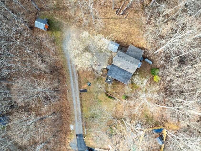 90 Davidson Gap Road, Leicester, NC 28748.  MLS# CAR4368699, YatesRealty ID 12474. Aerial View
