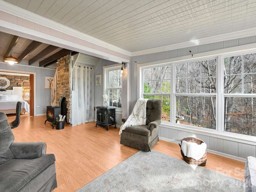 90 Davidson Gap Road, Leicester, NC 28748.  MLS# CAR4368699, YatesRealty ID 12474. Easy Maintenance Laminate Flooring