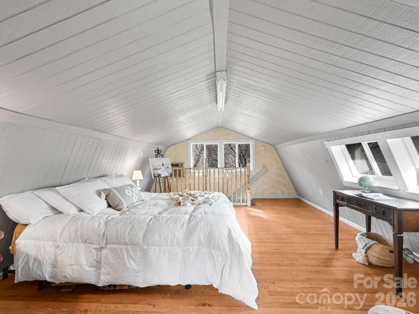 90 Davidson Gap Road, Leicester, NC 28748.  MLS# CAR4368699, YatesRealty ID 12474. Guest Room from Closet Area