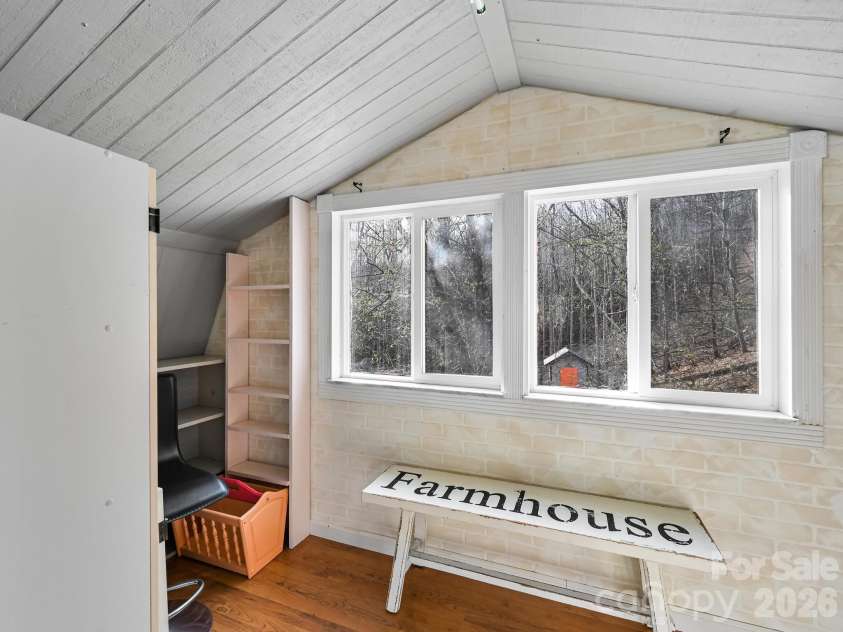 90 Davidson Gap Road, Leicester, NC 28748.  MLS# CAR4368699, YatesRealty ID 12474. Large Closet Or Craft Area
