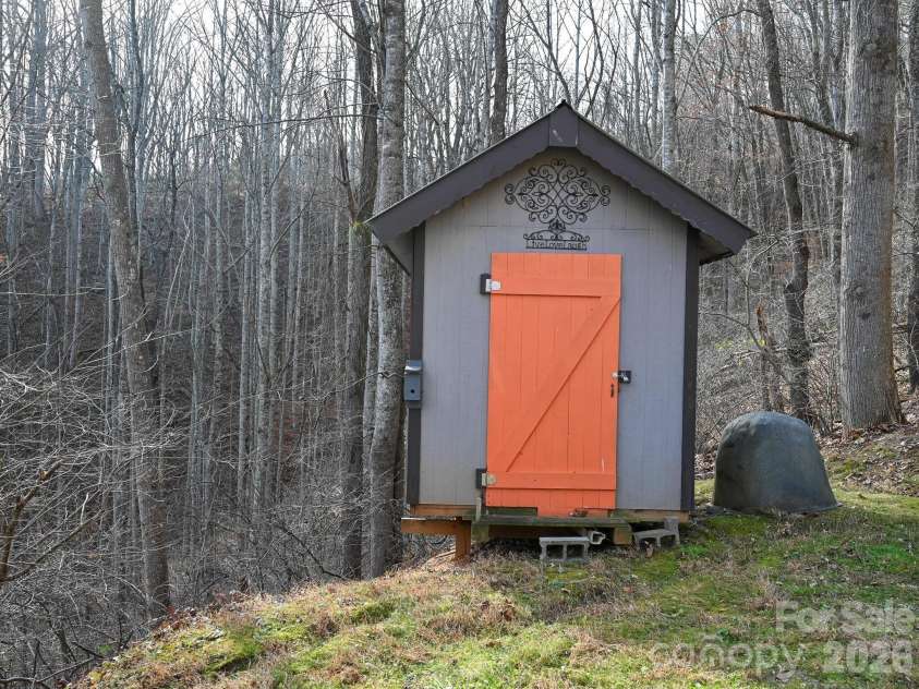 90 Davidson Gap Road, Leicester, NC 28748.  MLS# CAR4368699, YatesRealty ID 12474. Storage Building