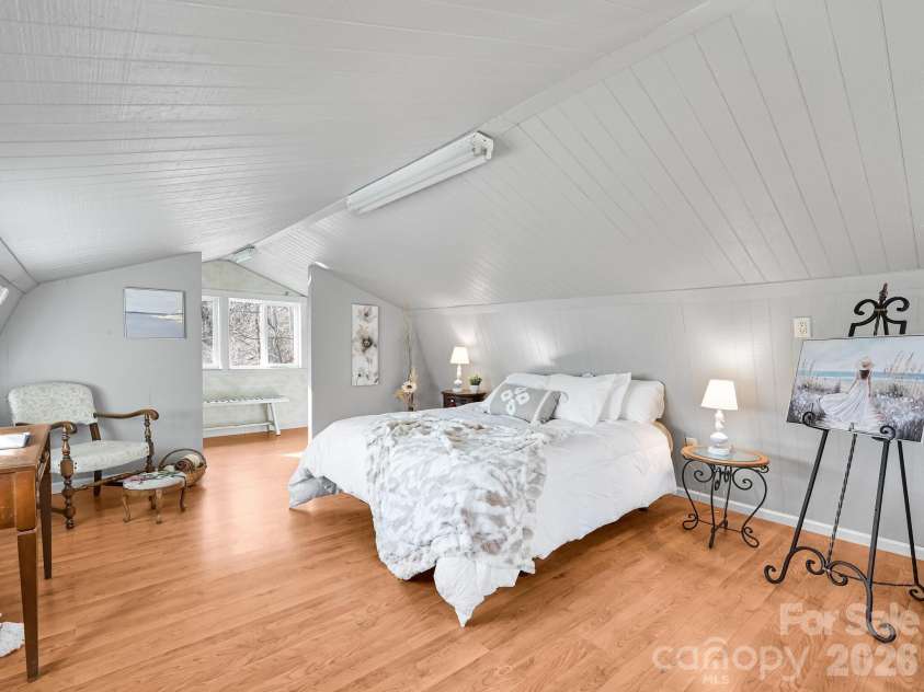 90 Davidson Gap Road, Leicester, NC 28748.  MLS# CAR4368699, YatesRealty ID 12474. Upstairs Bedroom/Office