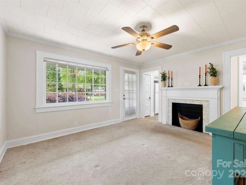 430 Sells Road, Salisbury, NC 28144.  MLS# CAR4253336, YatesRealty ID 12475. Beautiful view out the front window in living room