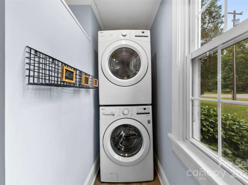 430 Sells Road, Salisbury, NC 28144.  MLS# CAR4253336, YatesRealty ID 12475. Laundry nook off kitchen (washer and dryer included!)