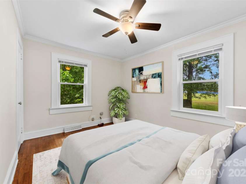430 Sells Road, Salisbury, NC 28144.  MLS# CAR4253336, YatesRealty ID 12475. Virtually staged primary bedroom