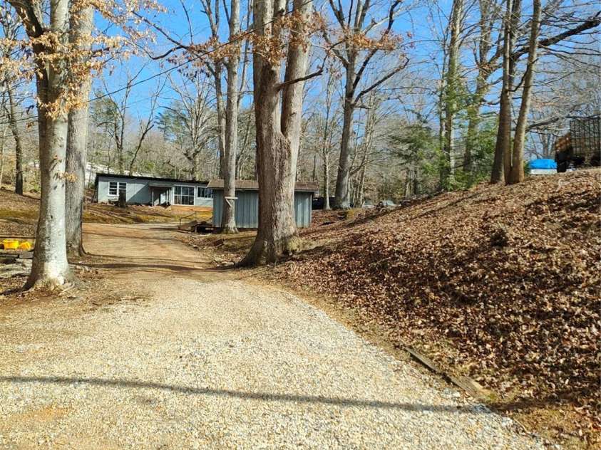 526 Lentz Road, Marion, NC 28752.  MLS# CAR4233335, YatesRealty ID 12479. View coming up drive.