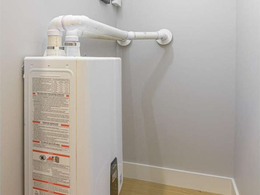 33 Course Drive, Etowah, NC 28729.  MLS# CAR4069124, YatesRealty ID 1248. Tankless water heater