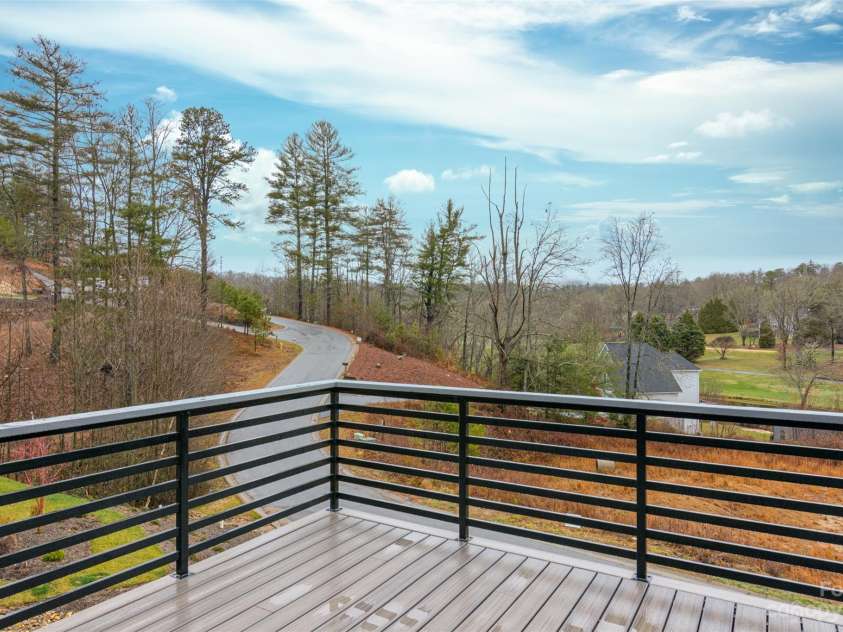 33 Course Drive, Etowah, NC 28729.  MLS# CAR4069124, YatesRealty ID 1248. Views from open deck