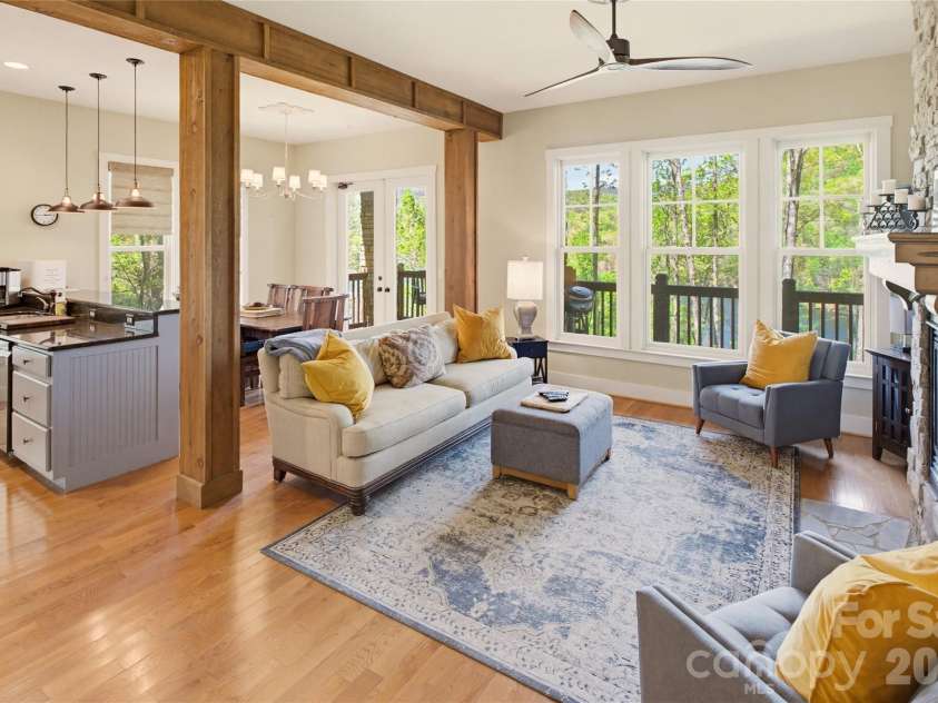 103 Southshore Drive, Tuckasegee, NC 28783.  MLS# CAR4380927, YatesRealty ID 12489. Open concept living