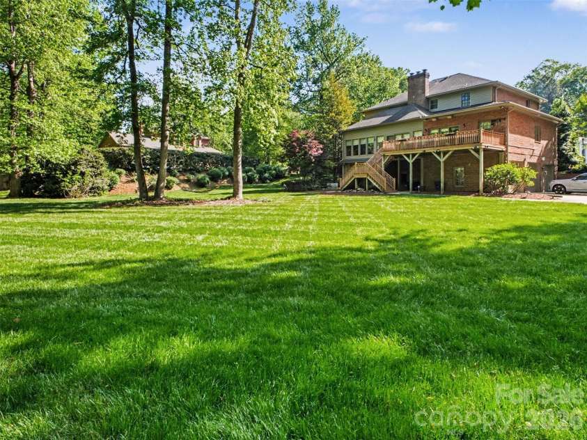 408 Johnsfield Road, Shelby, NC 28150.  MLS# CAR4369103, YatesRealty ID 12495. Large flat back yard