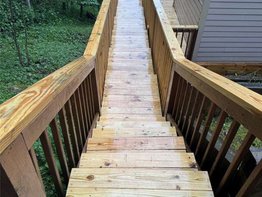 894 Mckinney Gap Drive, Mars Hill, NC 28754.  MLS# CAR4289734, YatesRealty ID 125. New Walkway to cabin