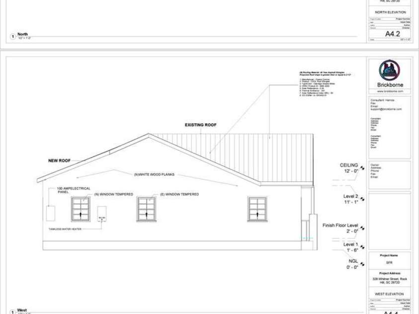 328 Whitner Street, Rock Hill, SC 29730.  MLS# CAR4213077, YatesRealty ID 12501. 2D Rendering plan