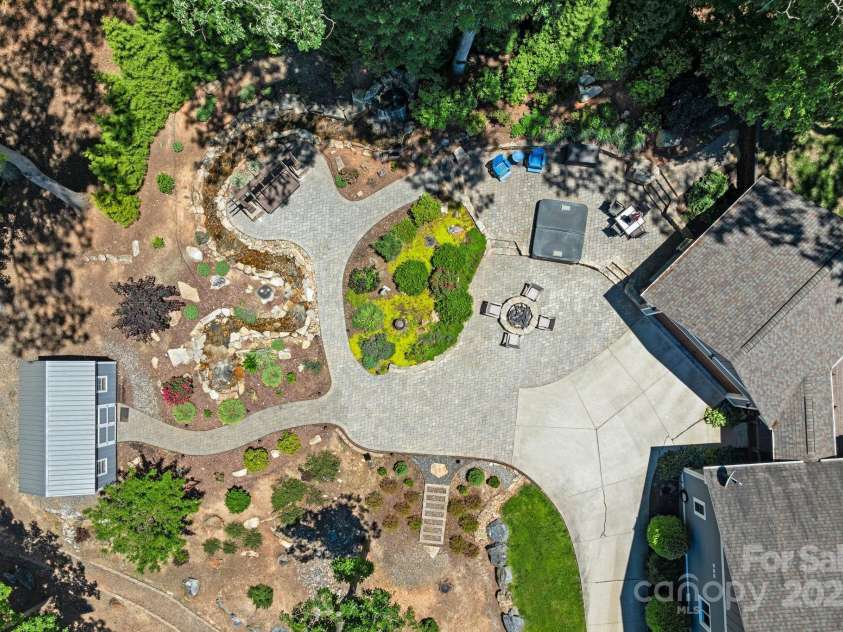 6 Temujin Drive, Leicester, NC 28748.  MLS# CAR4285175, YatesRealty ID 1252. Aerial landscape