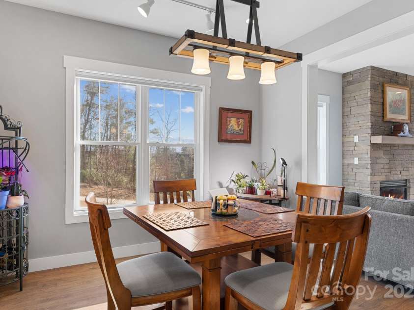 6 Temujin Drive, Leicester, NC 28748.  MLS# CAR4285175, YatesRealty ID 1252. Dining