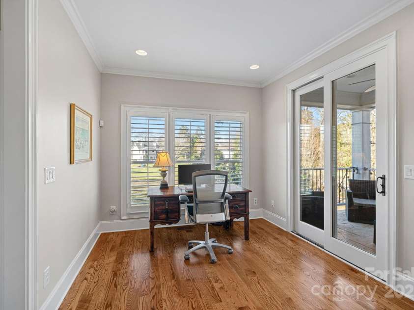 15015 NC Hwy 73 Highway, Huntersville, NC 28078.  MLS# CAR4226627, YatesRealty ID 12520. Flex space/computer niche off kitchen, with access to additional covered balcony