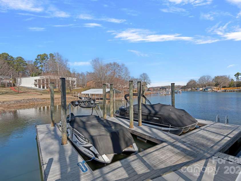 15015 NC Hwy 73 Highway, Huntersville, NC 28078.  MLS# CAR4226627, YatesRealty ID 12520. Shared dock with deeded boat slip