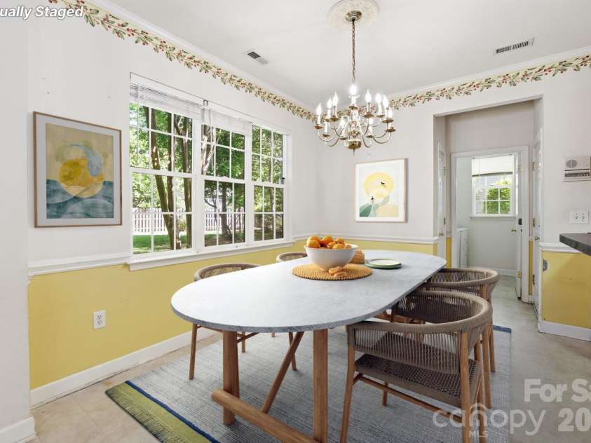 3916 Grace Court, Indian Trail, NC 28079.  MLS# CAR4367122, YatesRealty ID 12529. Breakfast Area - Staged