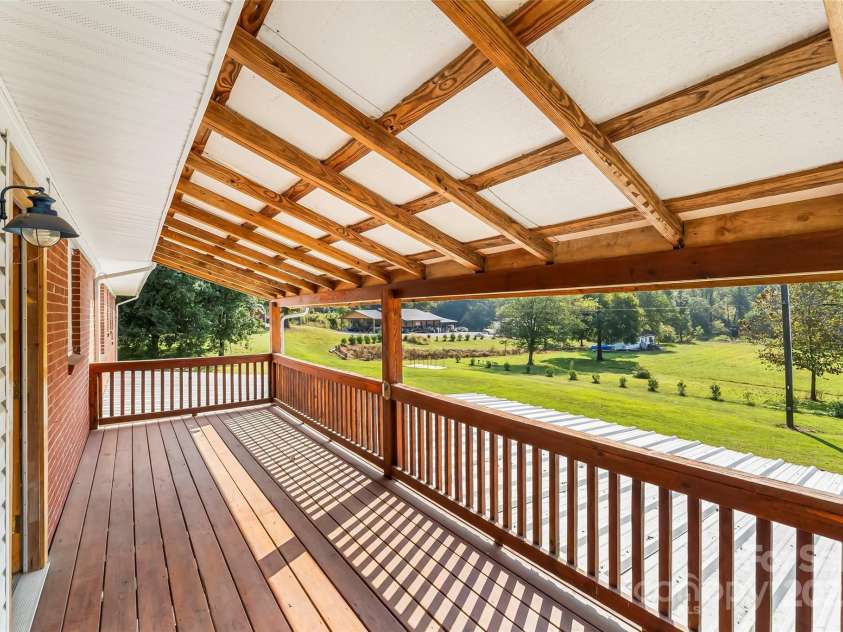 5325 US 70 Highway, Marion, NC 28752.  MLS# CAR4305207, YatesRealty ID 1253. Covered deck