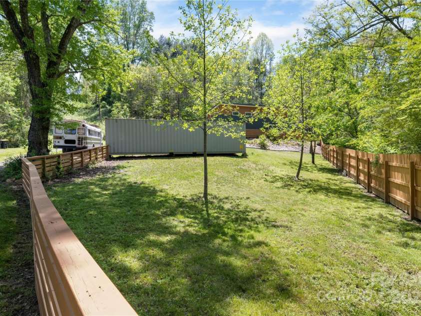 89 Flynn Branch Road, Asheville, NC 28804.  MLS# CAR4198196, YatesRealty ID 12530. Even more yard space behind the shipper