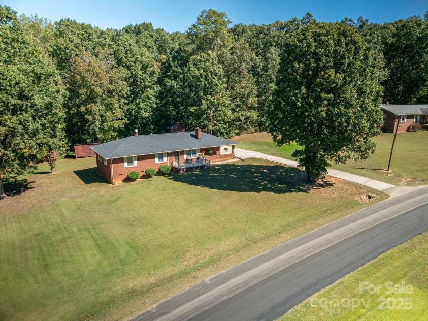 215 Suncrest Road, Cherryville, NC 28021.  MLS# CAR4311132, YatesRealty ID 12532. Drone shot