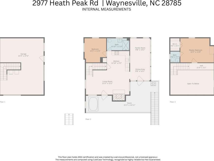 2977 Heath Peak Road, Waynesville, NC 28785.  MLS# CAR4351661, YatesRealty ID 12541. 