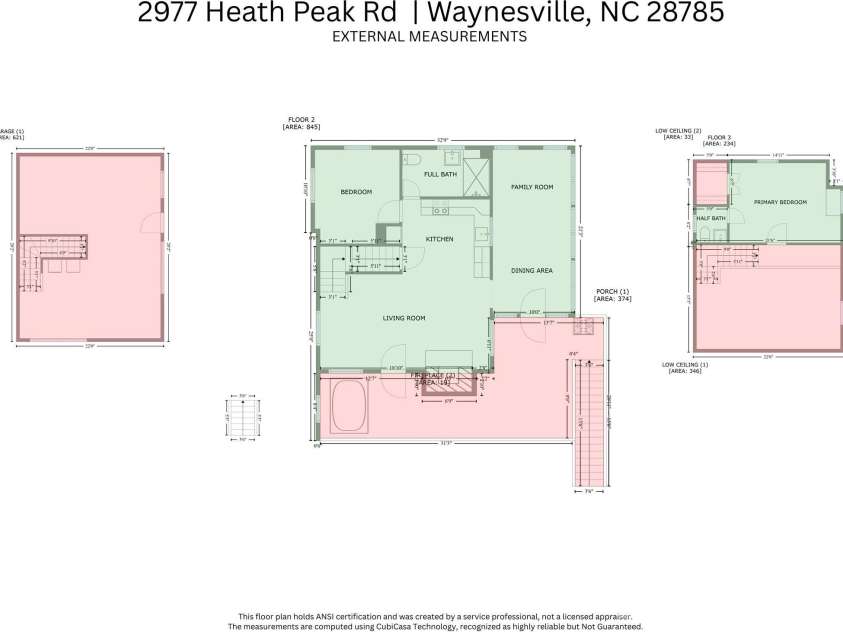 2977 Heath Peak Road, Waynesville, NC 28785.  MLS# CAR4351661, YatesRealty ID 12541. 