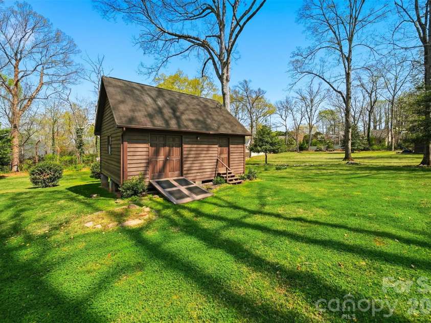 203 8th Street, Conover, NC 28613.  MLS# CAR4361220, YatesRealty ID 12547. Shed with loft space